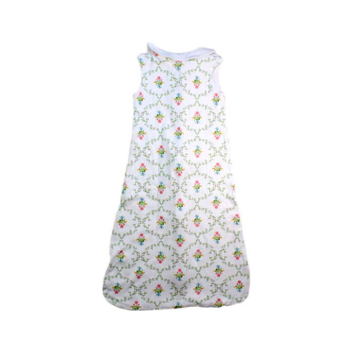 A White Sleepsacs from Hill House in size 0-3M for girl. (Back View)