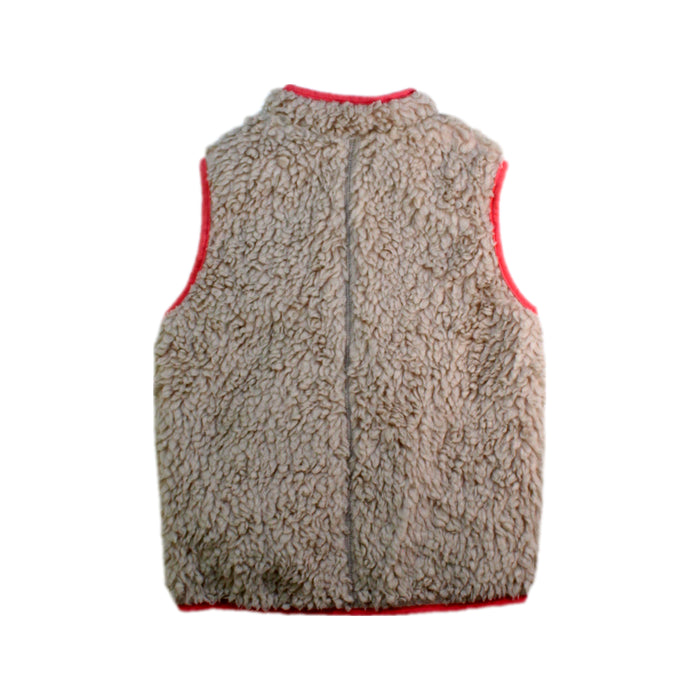 A Beige Outerwear Vests from Patagonia in size 4T for girl. (Back View)