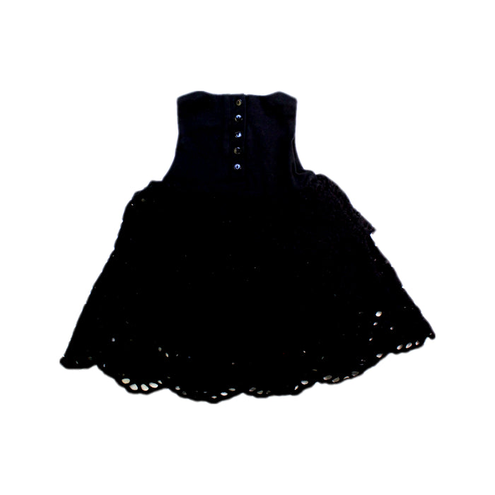 A Black Sleeveless Dresses from Jump Eat Cry in size 3-6M for girl. (Back View)