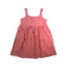 A Red Sleeveless Dresses from Hanna Andersson in size 4T for girl. (Back View)