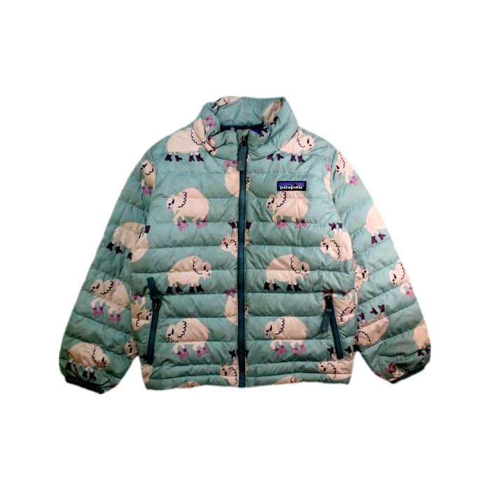 A Teal Puffer/Quilted Coats & Outerwear from Patagonia in size 4T for neutral. (Front View)