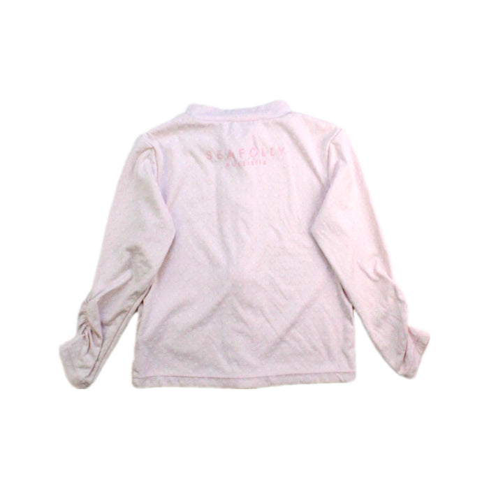 A Pink Rash Guards from Seafolly in size 3T for girl. (Back View)