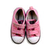 A Pink Slip Ons from Converse in size 3T for girl. (Back View)