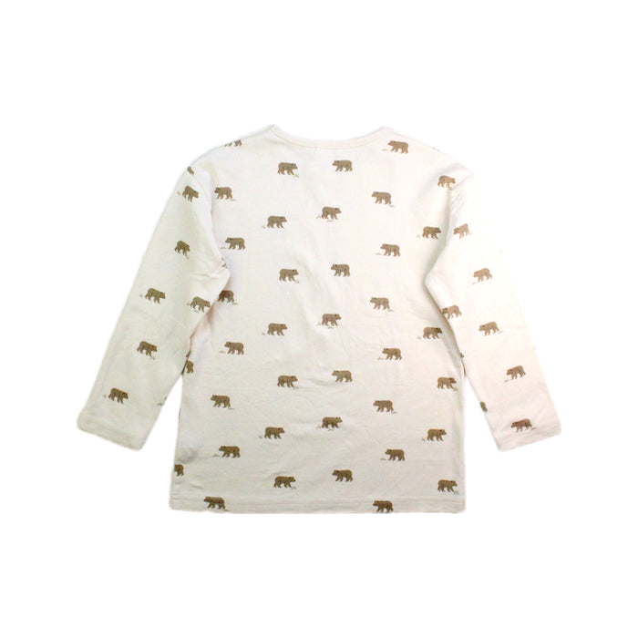 A White Long Sleeve T Shirts from Jamie Kay in size 6T for neutral. (Back View)
