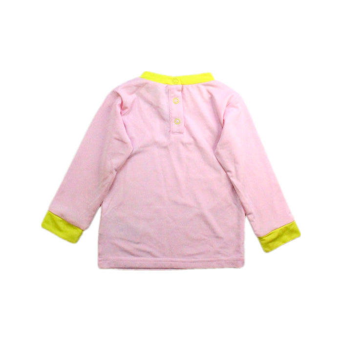 A Pink Long Sleeve Tops from Ki ET LA in size 6-12M for girl. (Back View)
