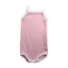 A Pink Sleeveless Bodysuits from Petit Bateau in size 6-12M for girl. (Front View)