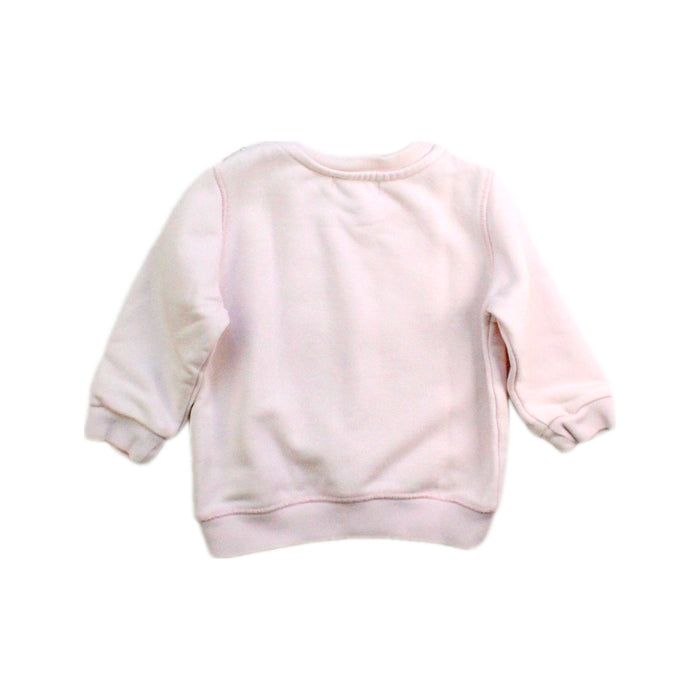 A Pink Crewneck Sweatshirts from Kenzo in size 3-6M for girl. (Back View)