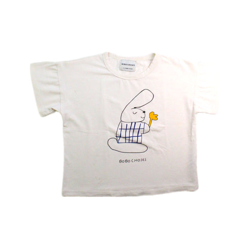 A White Short Sleeve T Shirts from Bobo Choses in size 2T for neutral. (Front View)