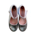 A Silver Flats from Jacadi in size 5T for girl. (Back View)