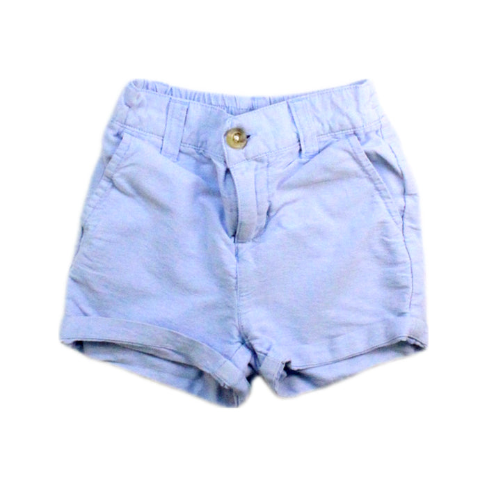 A Blue Shorts from Janie & Jack in size 12-18M for boy. (Front View)