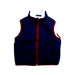 A Navy Outerwear Vests from Janie & Jack in size 2T for boy. (Front View)