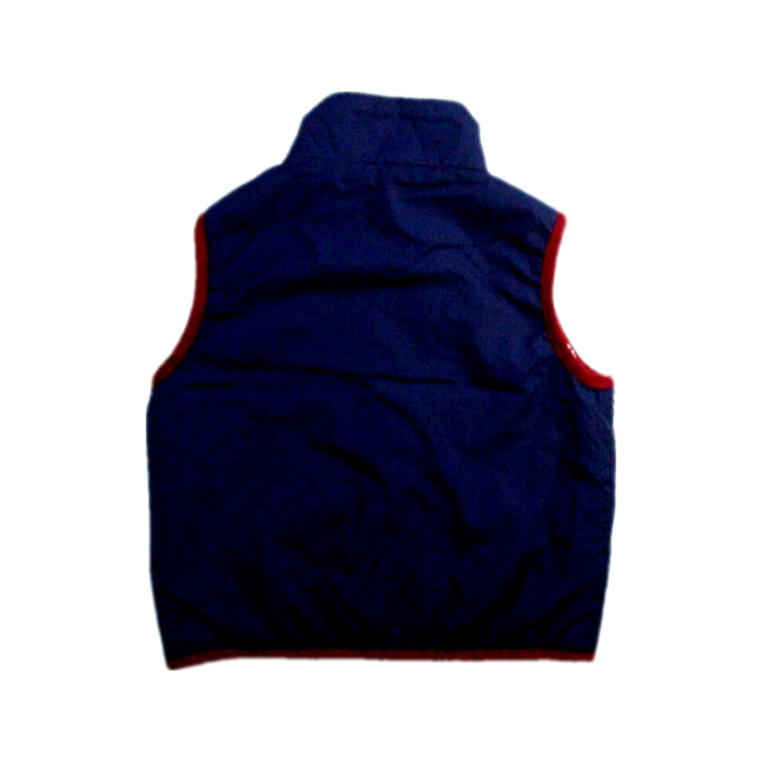 A Navy Outerwear Vests from Janie & Jack in size 2T for boy. (Back View)
