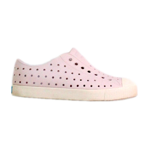 A Pink Sneakers from Native Shoes in size 7Y for girl. (Front View)