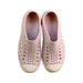 A Pink Sneakers from Native Shoes in size 7Y for girl. (Back View)