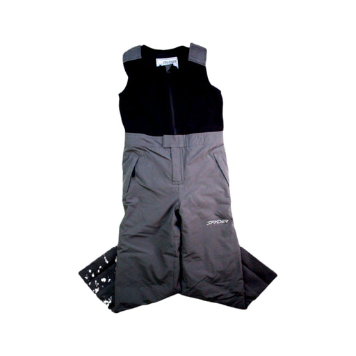 A Black Ski Pants & Salopettes from Spyder in size 7Y for neutral. (Front View)