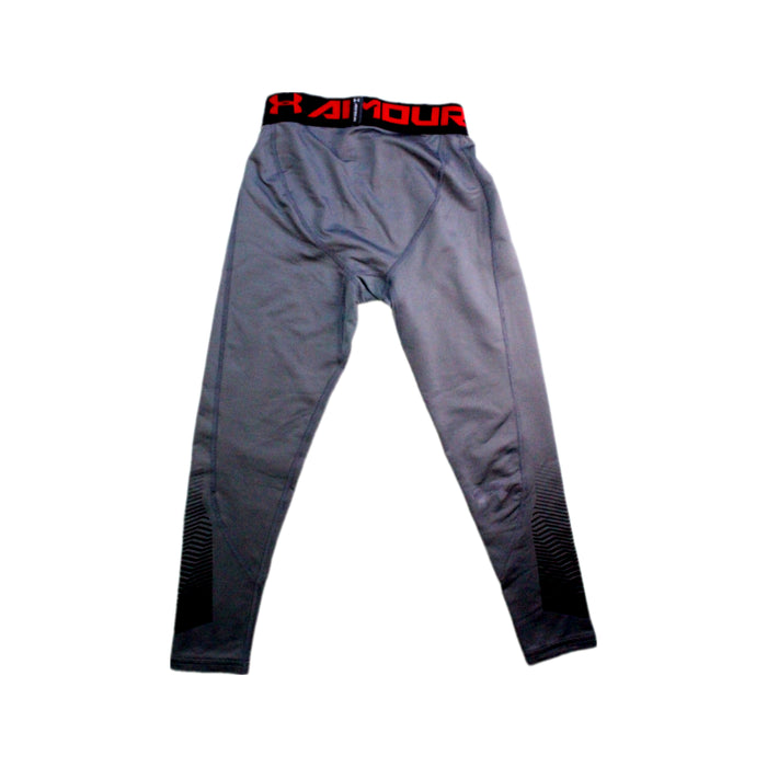 A Grey Active Pants from Under Armour in size 7Y for boy. (Back View)