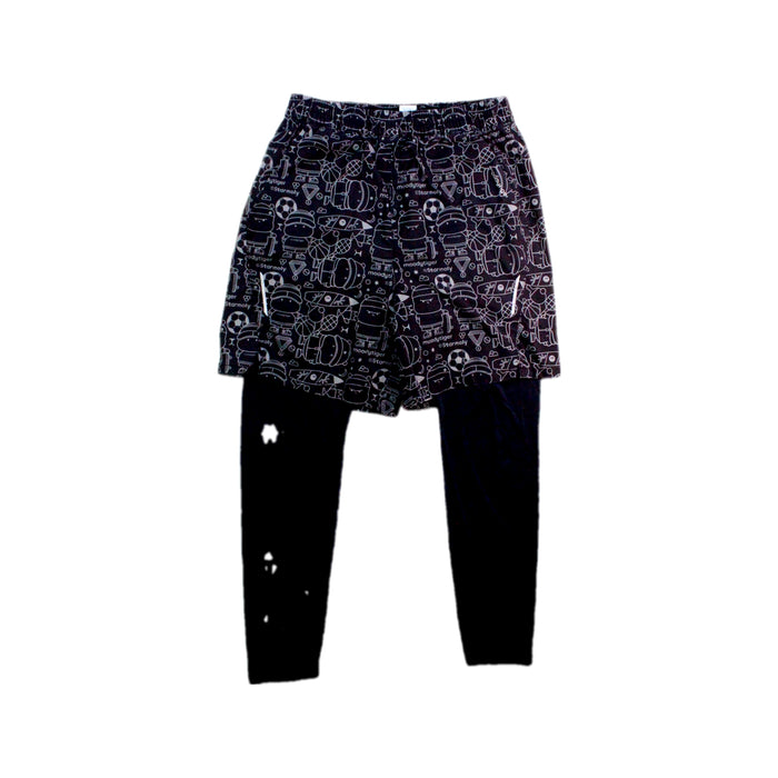 A Black Leggings Sets from Moody Tiger in size 7Y for boy. (Front View)