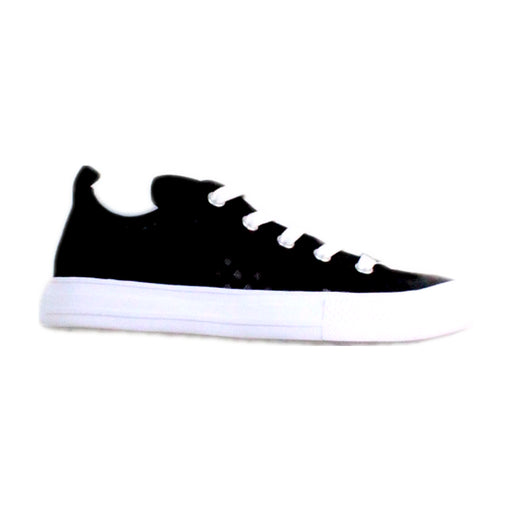 A Black Sneakers from Converse in size 7Y for neutral. (Front View)