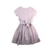 A White Short Sleeve Dresses from Petit Bateau in size 10Y for girl. (Back View)