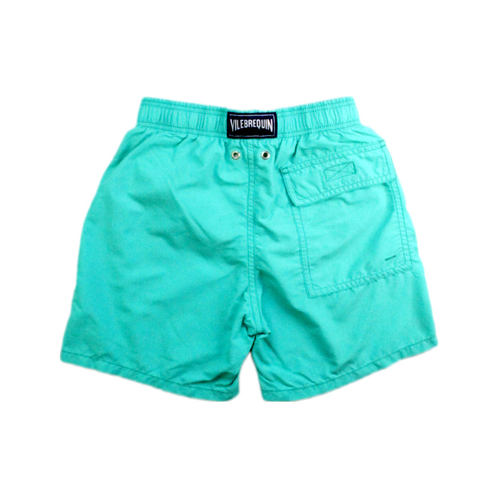 A Teal Swim Shorts from Vilebrequin in size 8Y for boy. (Back View)