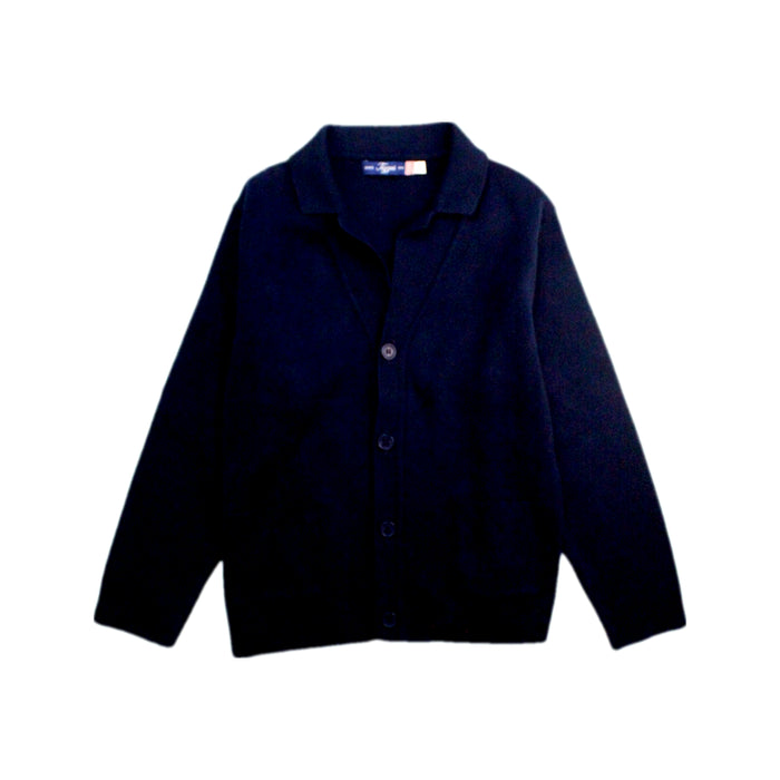 A Navy Cardigans from Tizzas in size 5T for boy. (Front View)