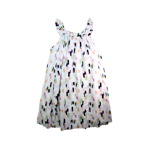 A Multicolour Sleeveless Dresses from Velveteen in size 12Y for girl. (Front View)