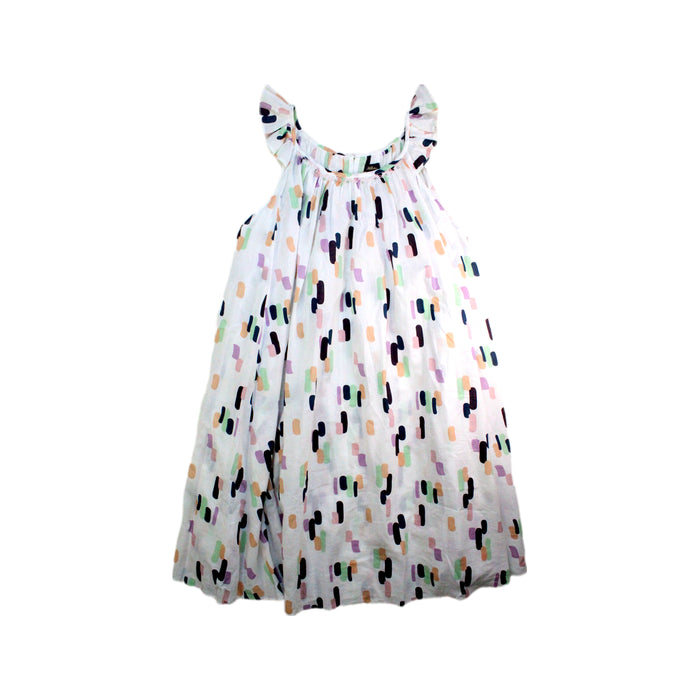A Multicolour Sleeveless Dresses from Velveteen in size 12Y for girl. (Front View)