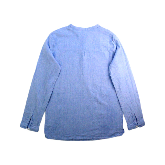 A Blue Long Sleeve Shirts from Bonnet à Pompon in size 12Y for boy. (Back View)