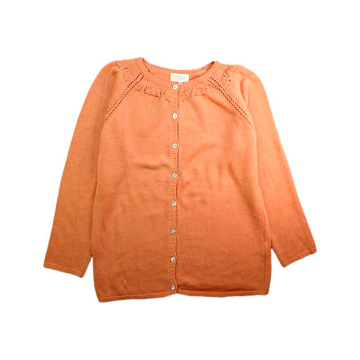 A Orange Cardigans from Bonnet à Pompon in size 12Y for girl. (Front View)