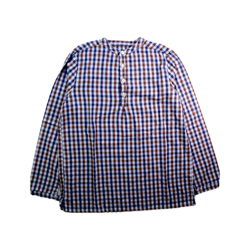 A Blue Long Sleeve Shirts from Bonnet à Pompon in size 12Y for boy. (Front View)