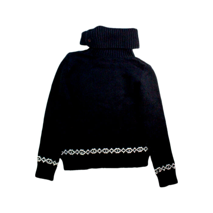A Black Buttoned Sweatshirts from Polo Ralph Lauren in size 8Y for neutral. (Back View)