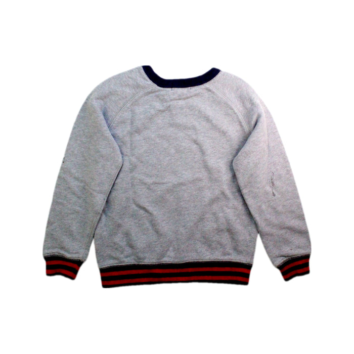 A Grey Crewneck Sweatshirts from Polo Ralph Lauren in size 5T for boy. (Back View)