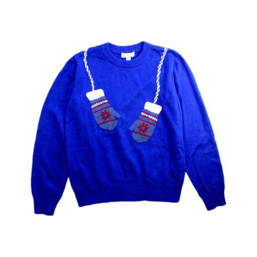 A Blue Crewneck Sweatshirts from Jared.M in size 7Y for boy. (Front View)