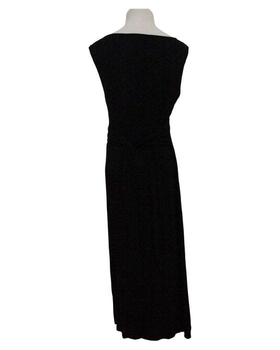 A Black Sleeveless Dresses from Mayarya in size Maternity-L for maternity. (Back View)