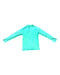 A Teal Rash Guards from Seed in size 5T for boy. (Back View)