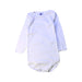 A White Long Sleeve Bodysuits from Petit Bateau in size 12-18M for neutral. (Front View)