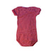 A Red Short Sleeve Bodysuits from Petit Bateau in size 6-12M for neutral. (Back View)