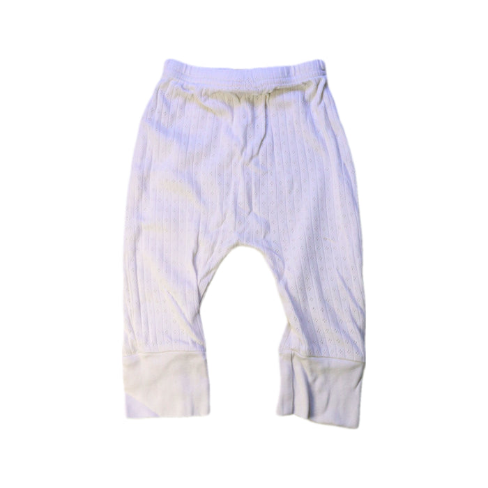 A White Casual Pants from Nature Baby in size 3-6M for neutral. (Back View)