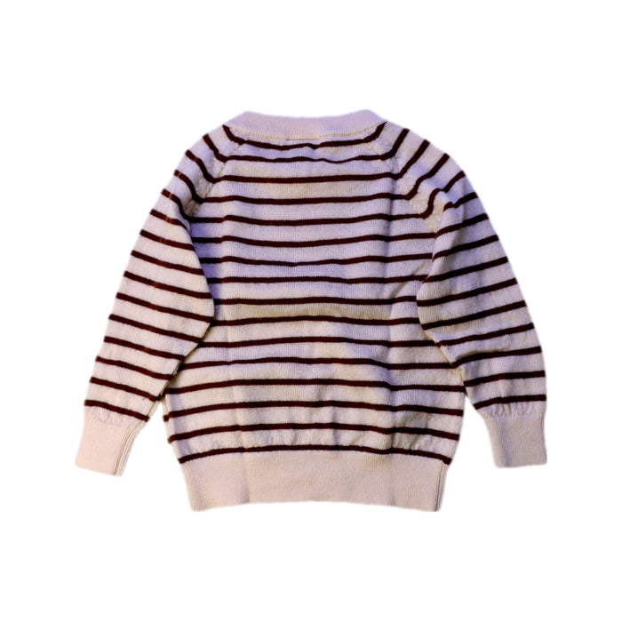 A Pink Knit Sweaters from FUB in size 3-6M for boy. (Back View)