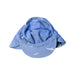 A Blue Sun Hats from Toshi in size 3-6M for neutral. (Front View)