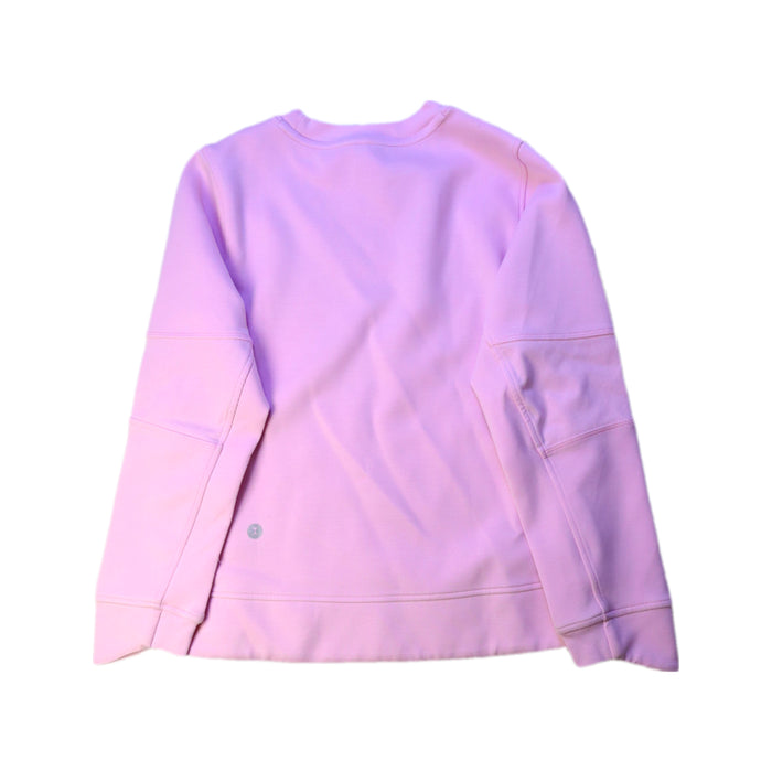 A Pink Crewneck Sweatshirts from Moody Tiger in size 7Y for girl. (Back View)