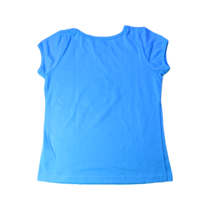 A Blue Short Sleeve T Shirts from Paul Frank in size 7Y for girl. (Back View)