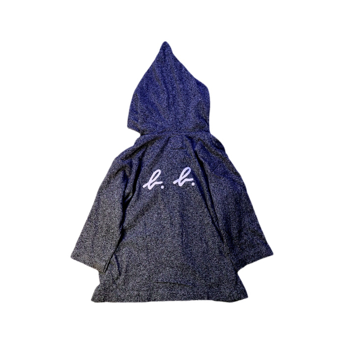 A Navy Hooded Sweatshirts from Agnes b. in size 8Y for girl. (Back View)
