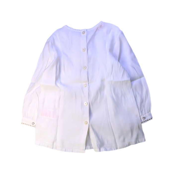 A White Long Sleeve Tops from Nicholas & Bears in size 10Y for girl. (Back View)