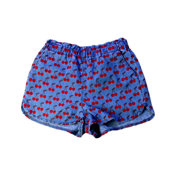 A Blue Shorts from Seed in size 8Y for girl. (Front View)
