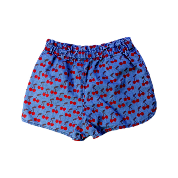A Blue Shorts from Seed in size 8Y for girl. (Back View)