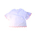A White Short Sleeve Tops from Jacadi in size 10Y for girl. (Back View)