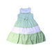 A Green Sleeveless Dresses from Nicholas & Bears in size 6T for girl. (Front View)