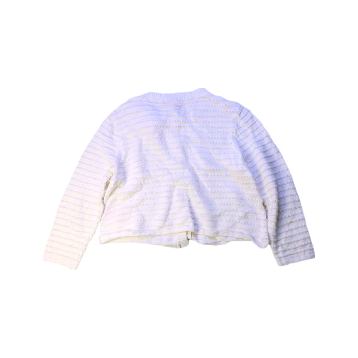 A White Cardigans from Nicholas & Bears in size 6T for girl. (Back View)