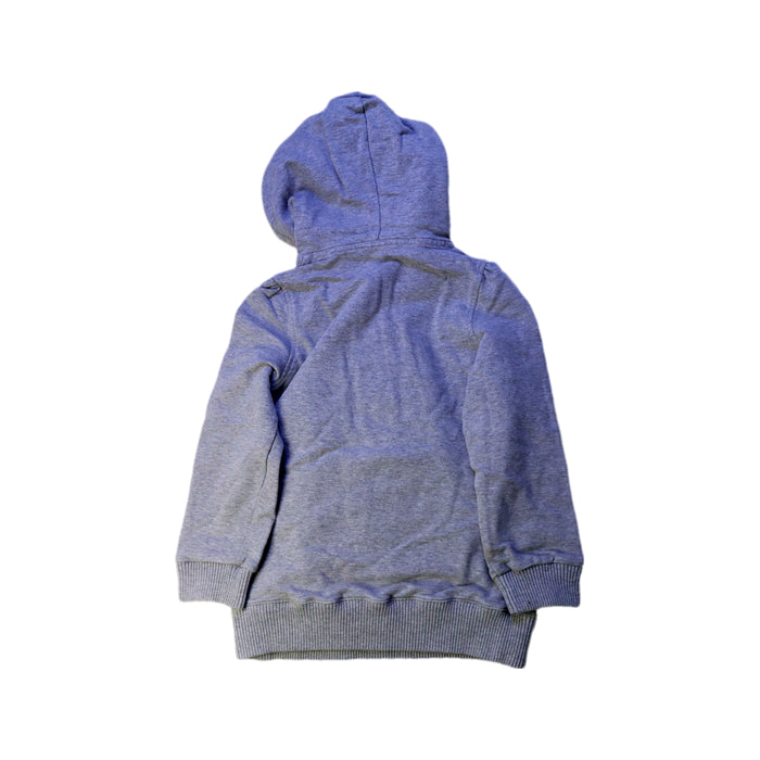 A Blue Hooded Sweatshirts from Nicholas & Bears in size 6T for girl. (Back View)
